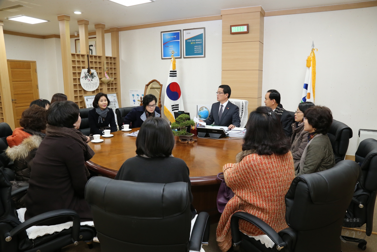 사립유치원연합회 남구분회 후원금 전달 의 사진