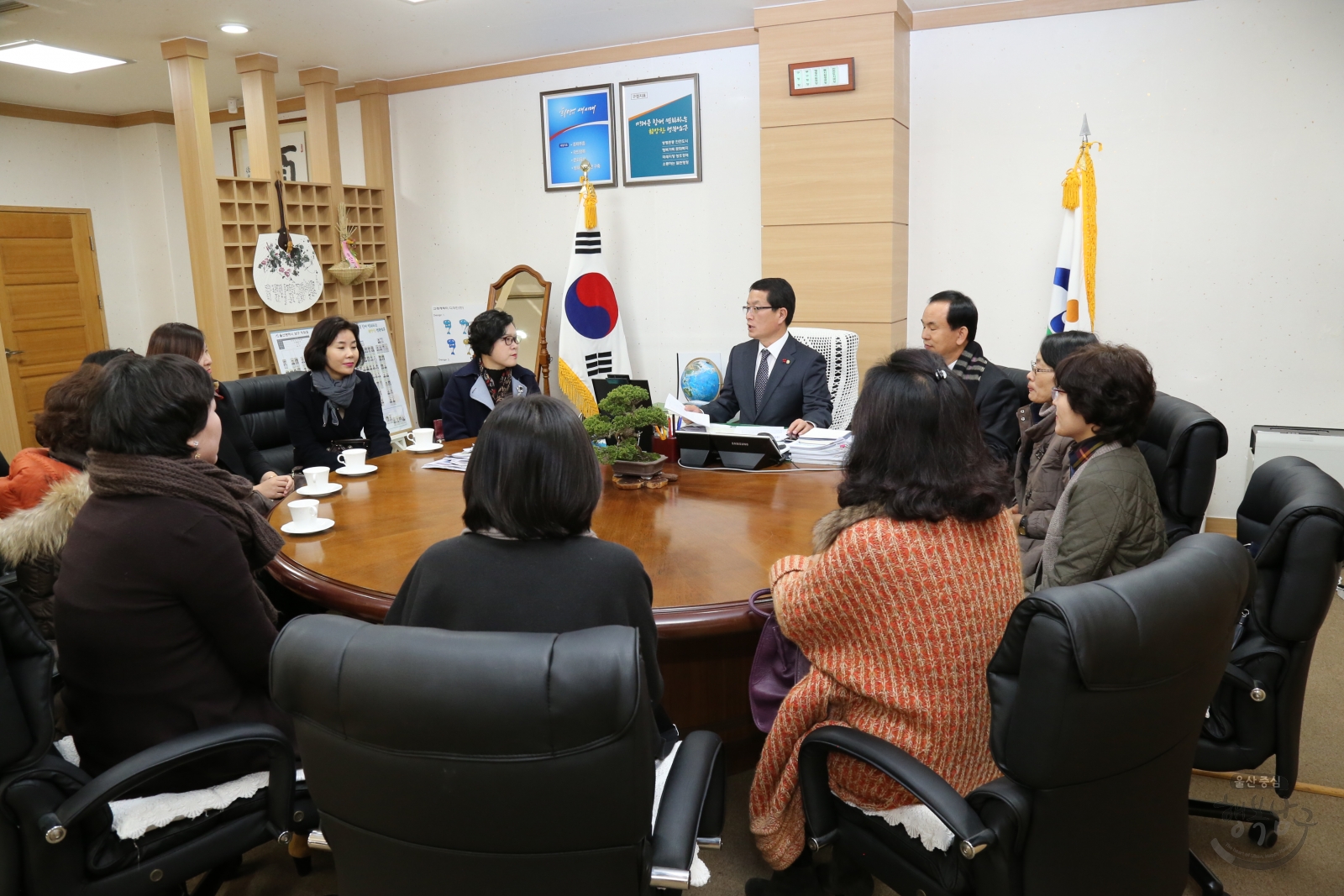 사립유치원연합회 남구분회 후원금 전달 의 사진