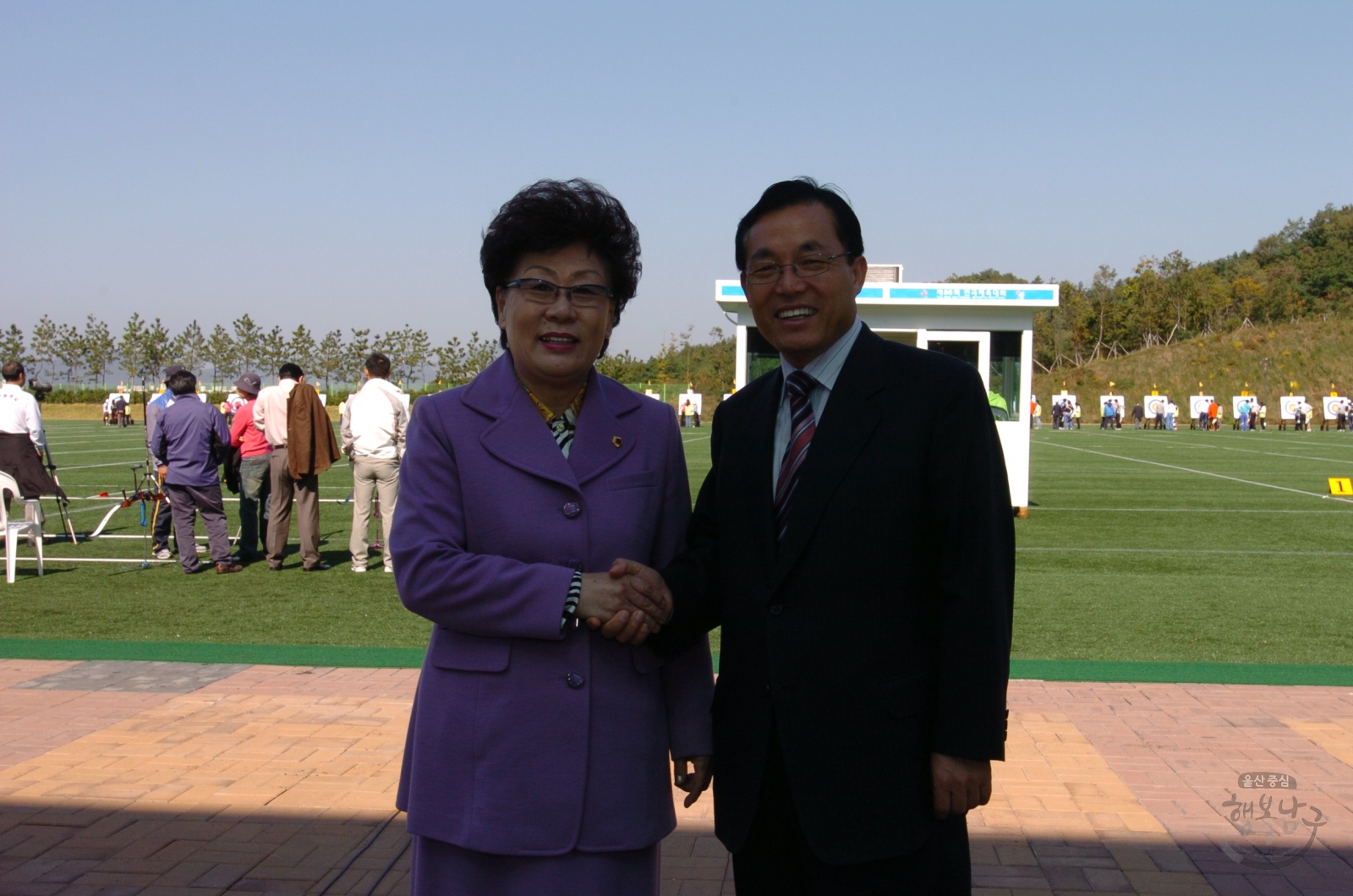 인천시의회의장님 양궁장 방문 의 사진