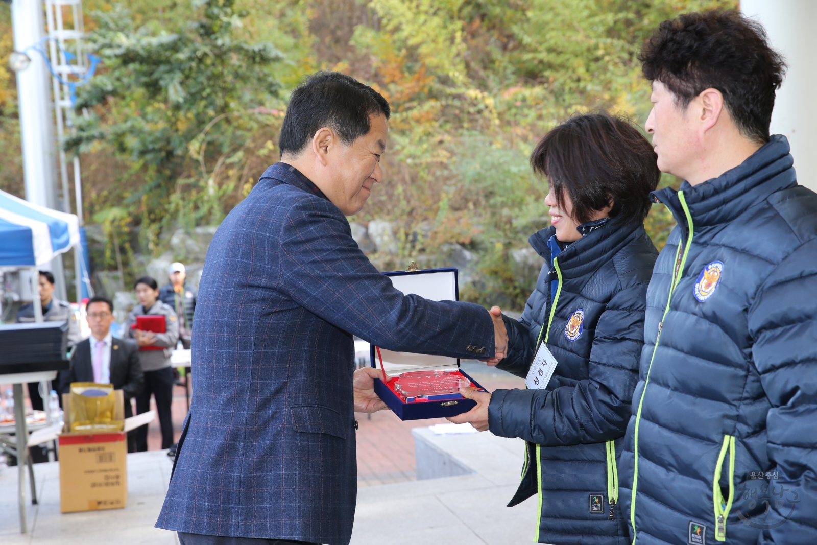 남구자율방범연합회 전진대회 의 사진