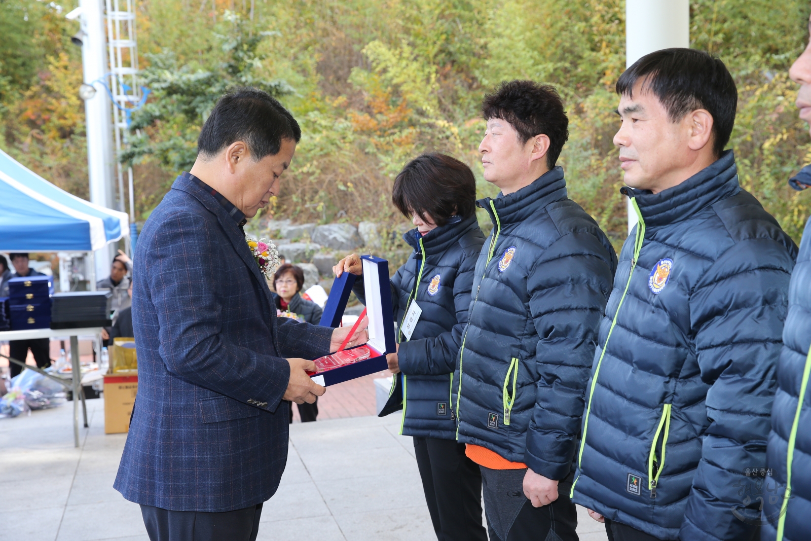 남구자율방범연합회 전진대회 의 사진