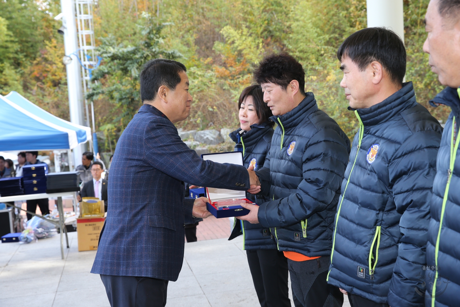 남구자율방범연합회 전진대회 의 사진