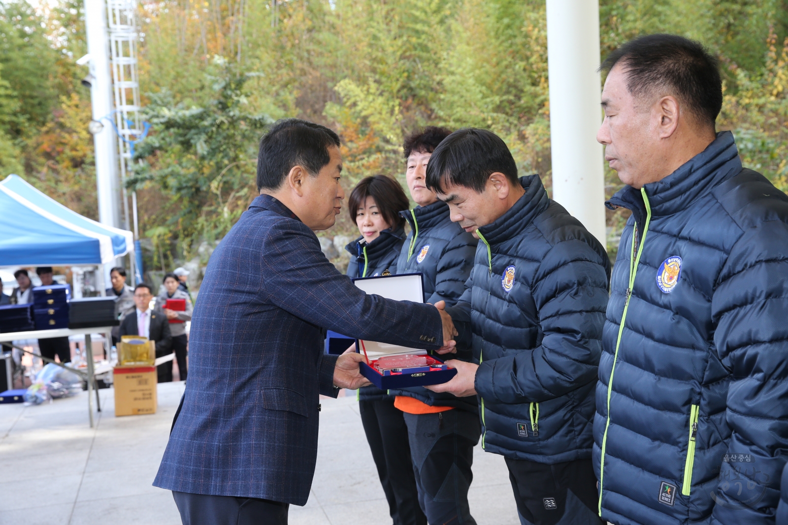 남구자율방범연합회 전진대회 의 사진