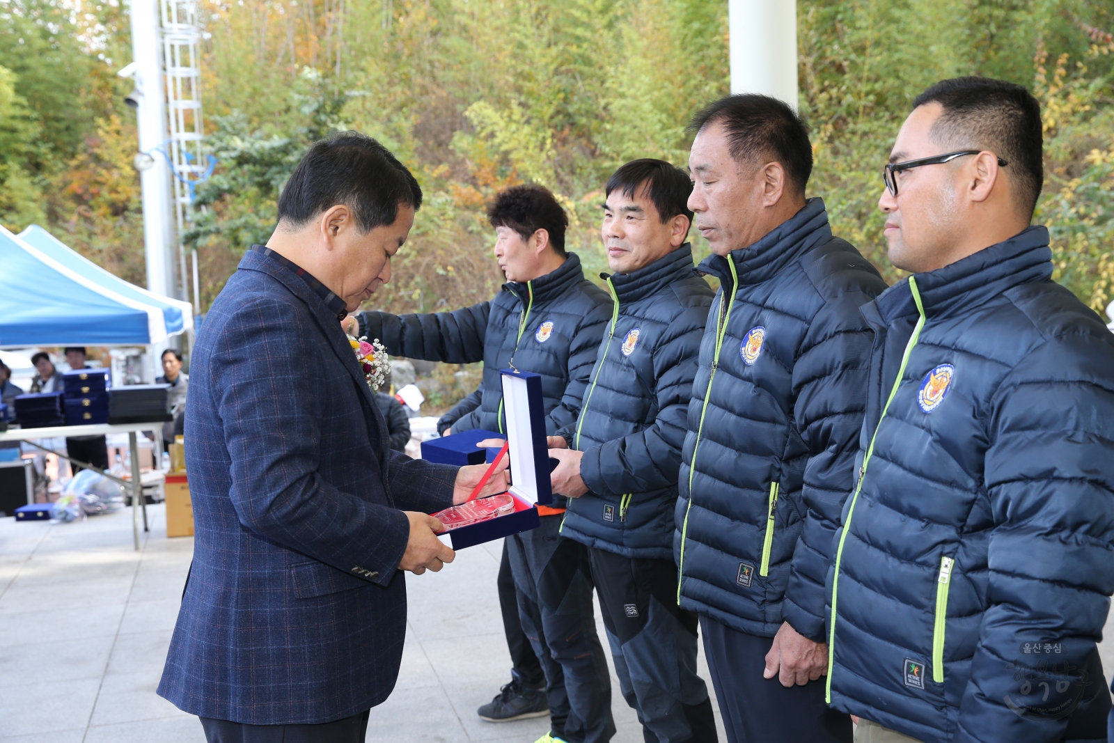 남구자율방범연합회 전진대회 의 사진