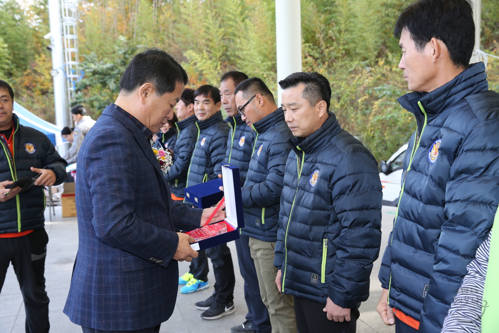 남구자율방범연합회 전진대회 의 사진