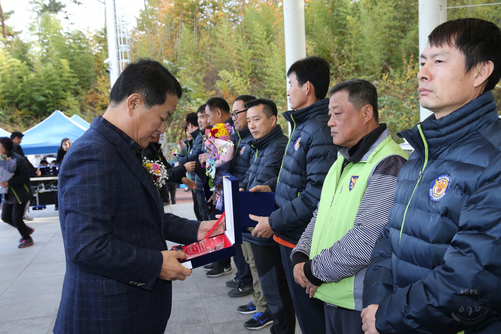 남구자율방범연합회 전진대회 의 사진