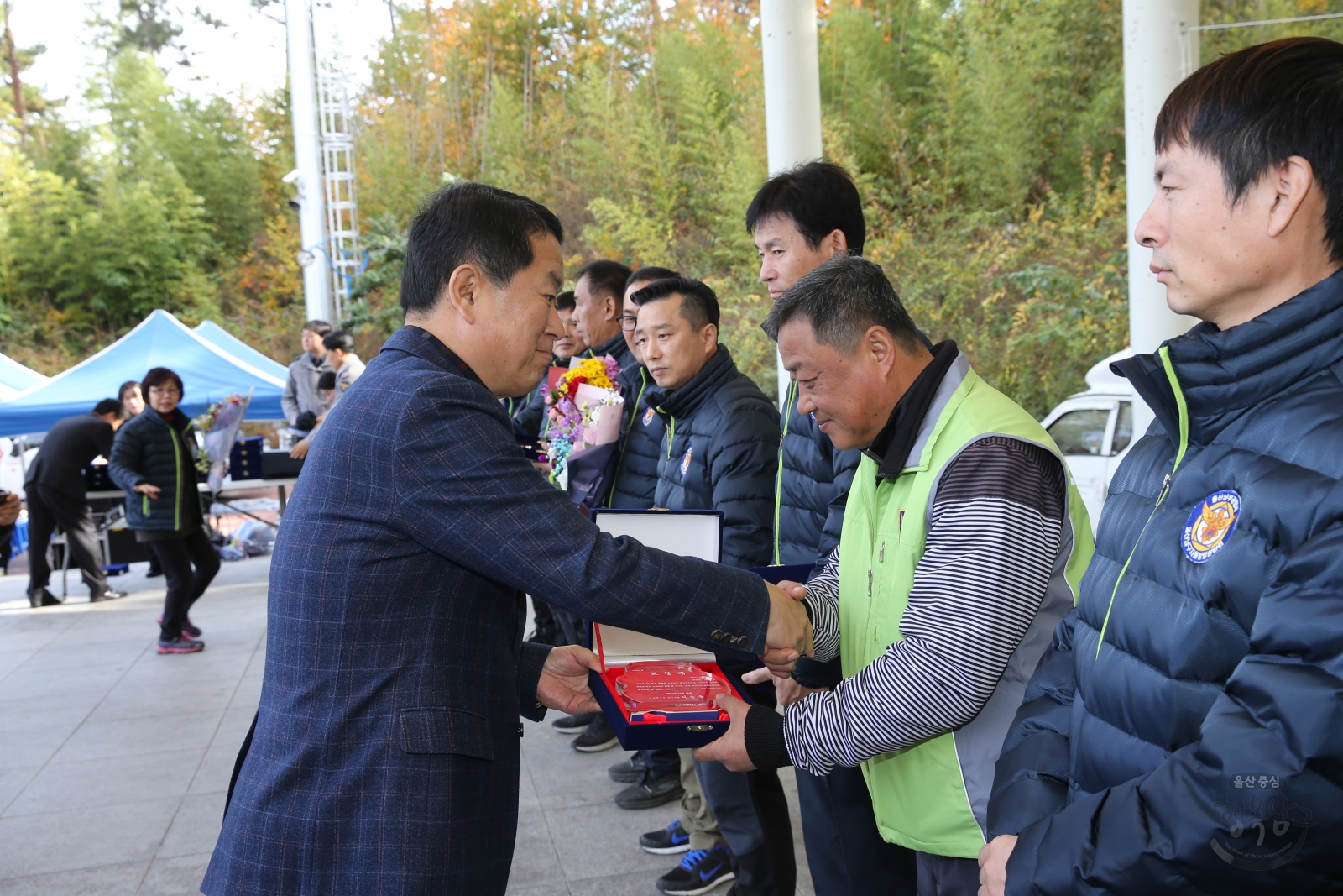 남구자율방범연합회 전진대회 의 사진