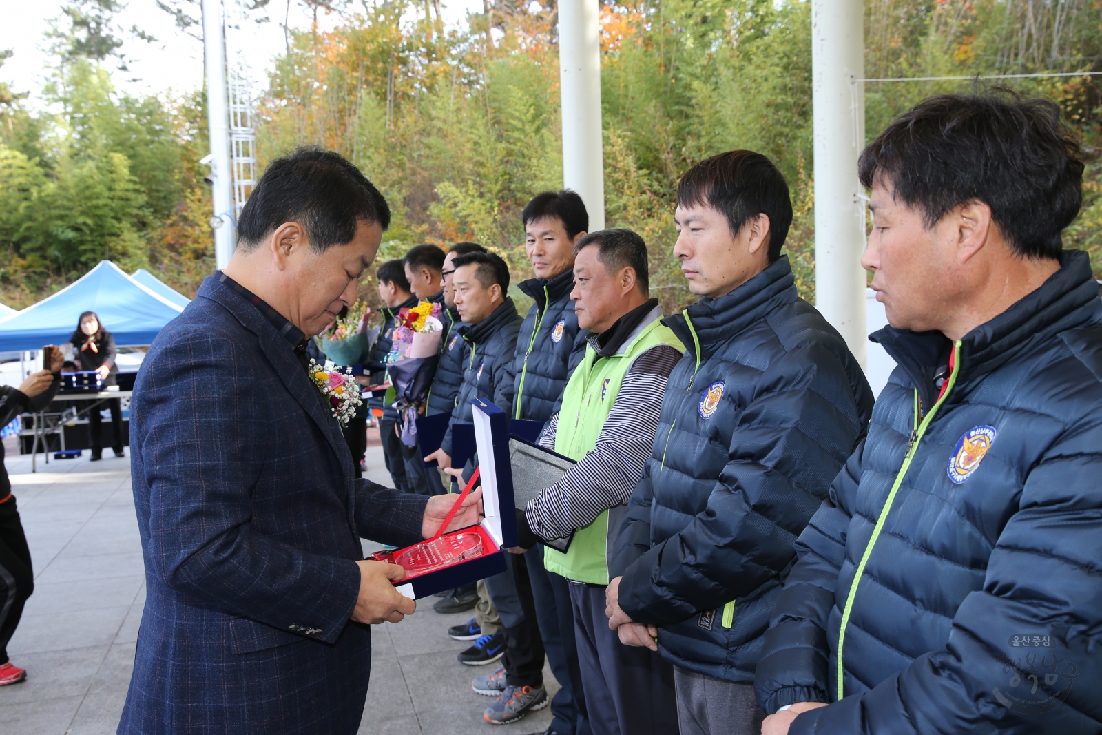 남구자율방범연합회 전진대회 의 사진