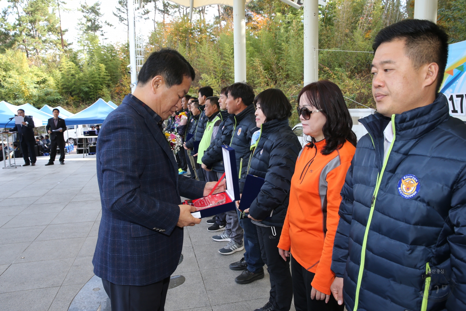 남구자율방범연합회 전진대회 의 사진