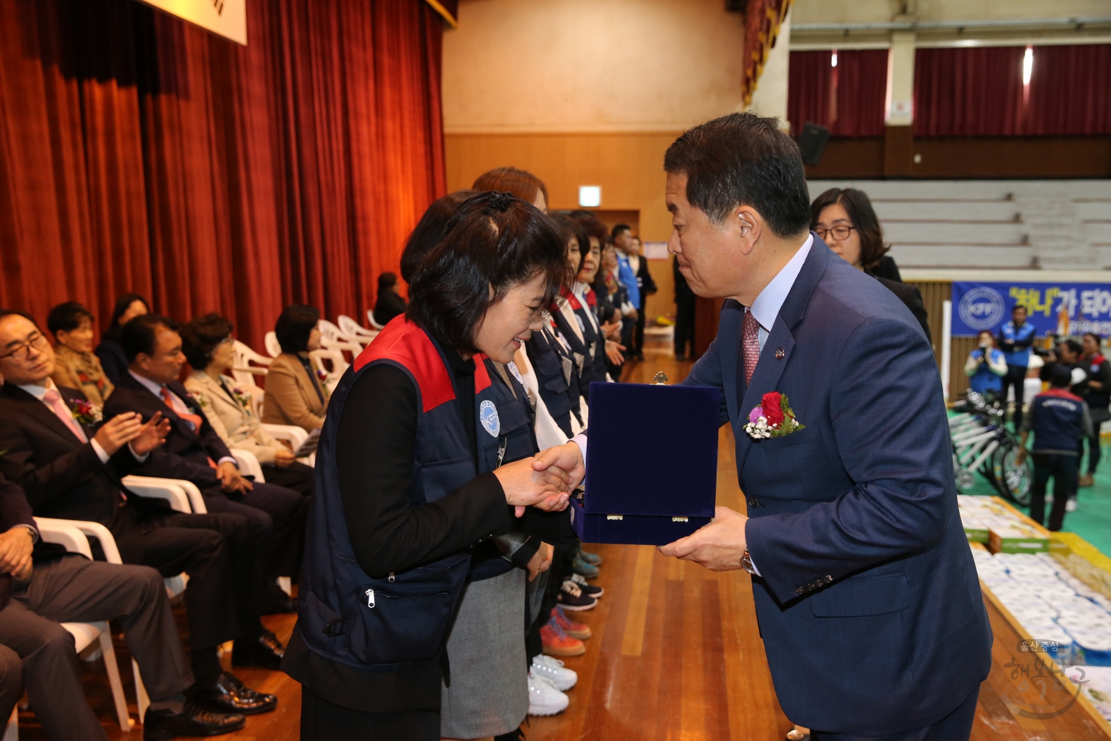 한국자유총연맹 한반도 평화통일 염원을 위한 시민의식 결의대회 의 사진