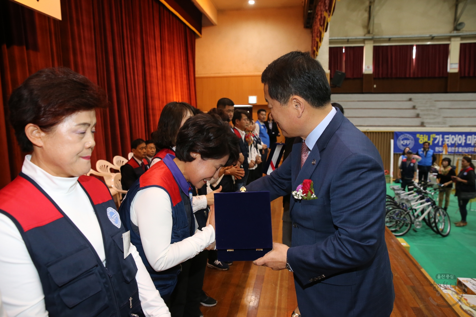 한국자유총연맹 한반도 평화통일 염원을 위한 시민의식 결의대회 의 사진