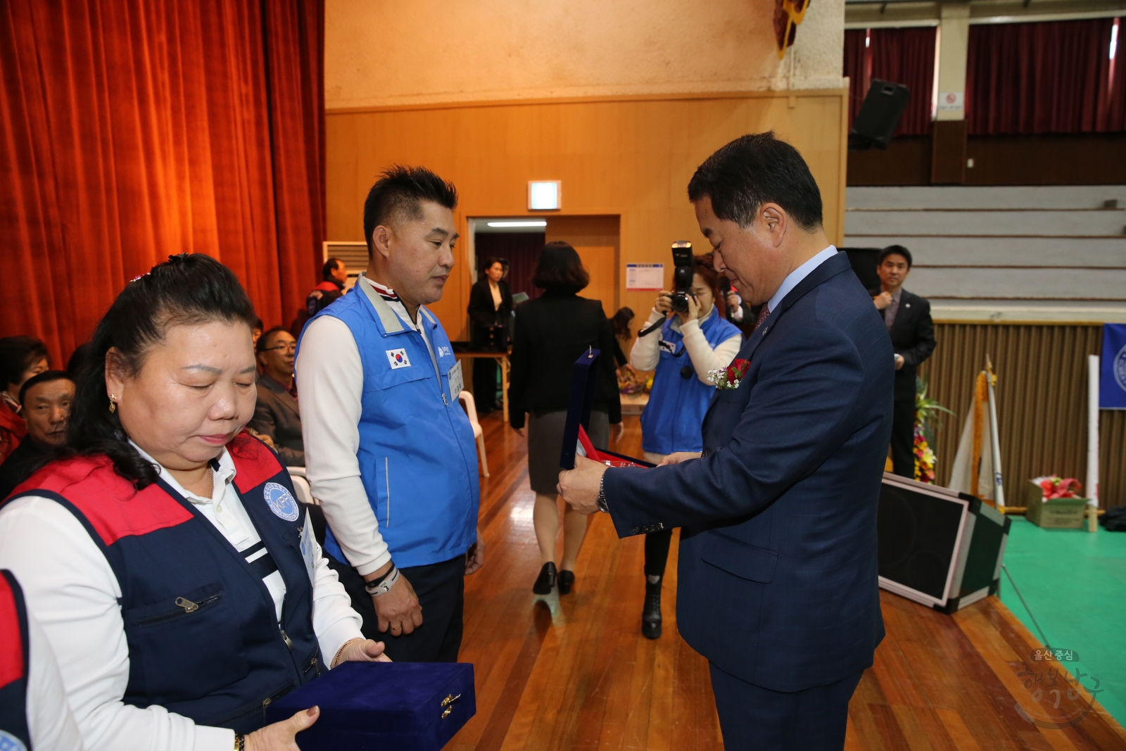 한국자유총연맹 한반도 평화통일 염원을 위한 시민의식 결의대회 의 사진