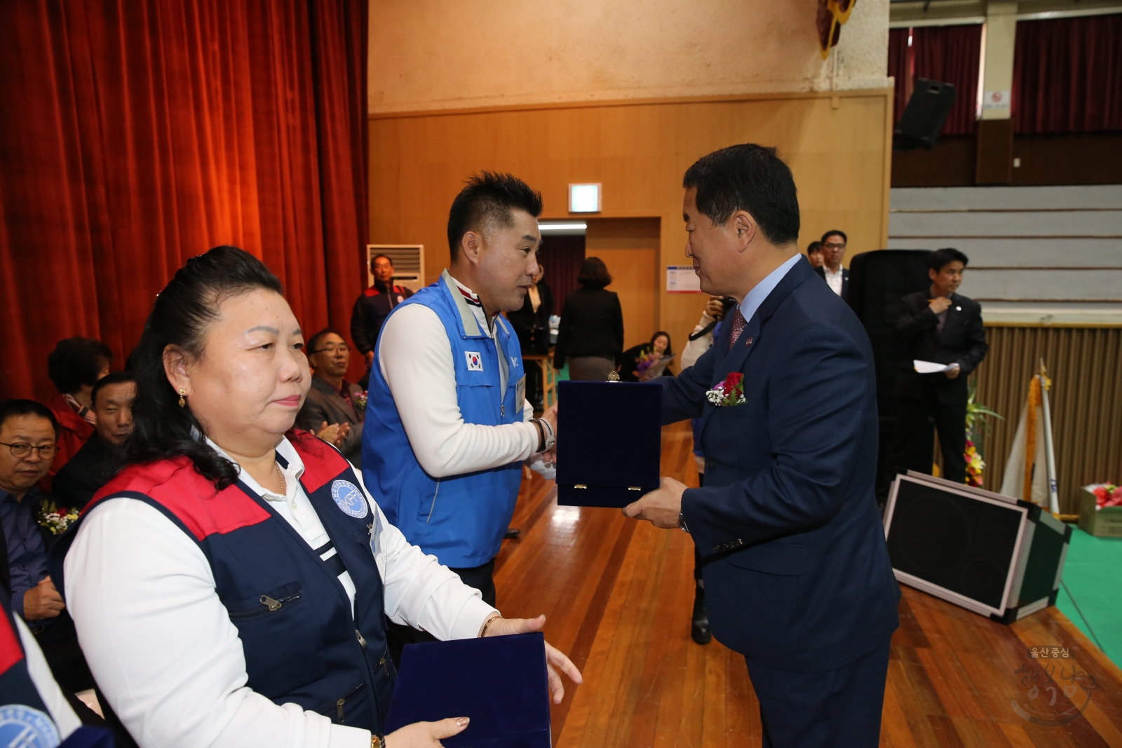 한국자유총연맹 한반도 평화통일 염원을 위한 시민의식 결의대회 의 사진