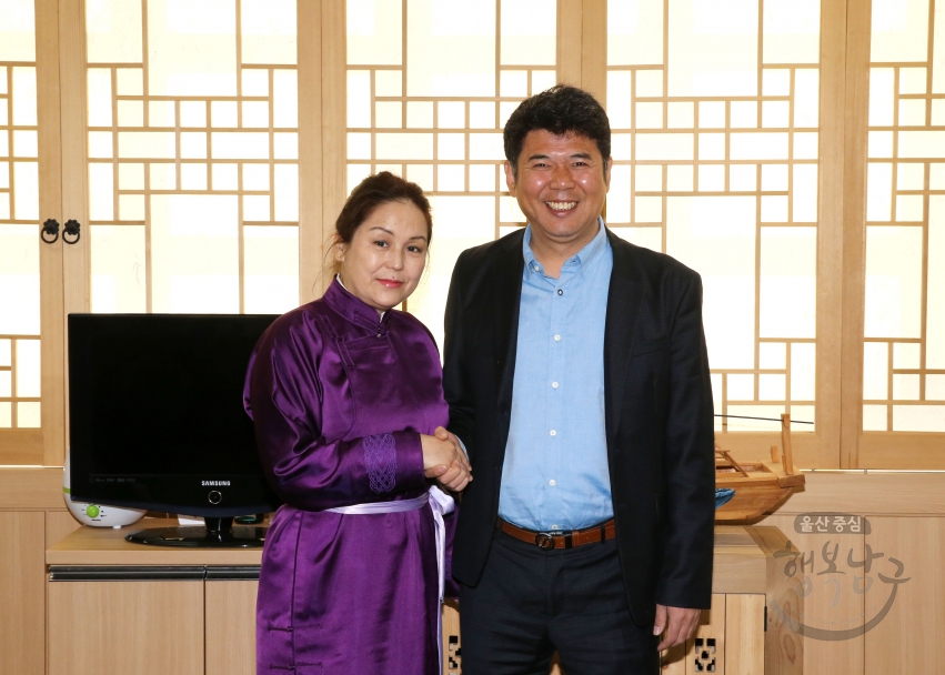 몽골방송관계자 내방(이상만 과장) 의 사진
