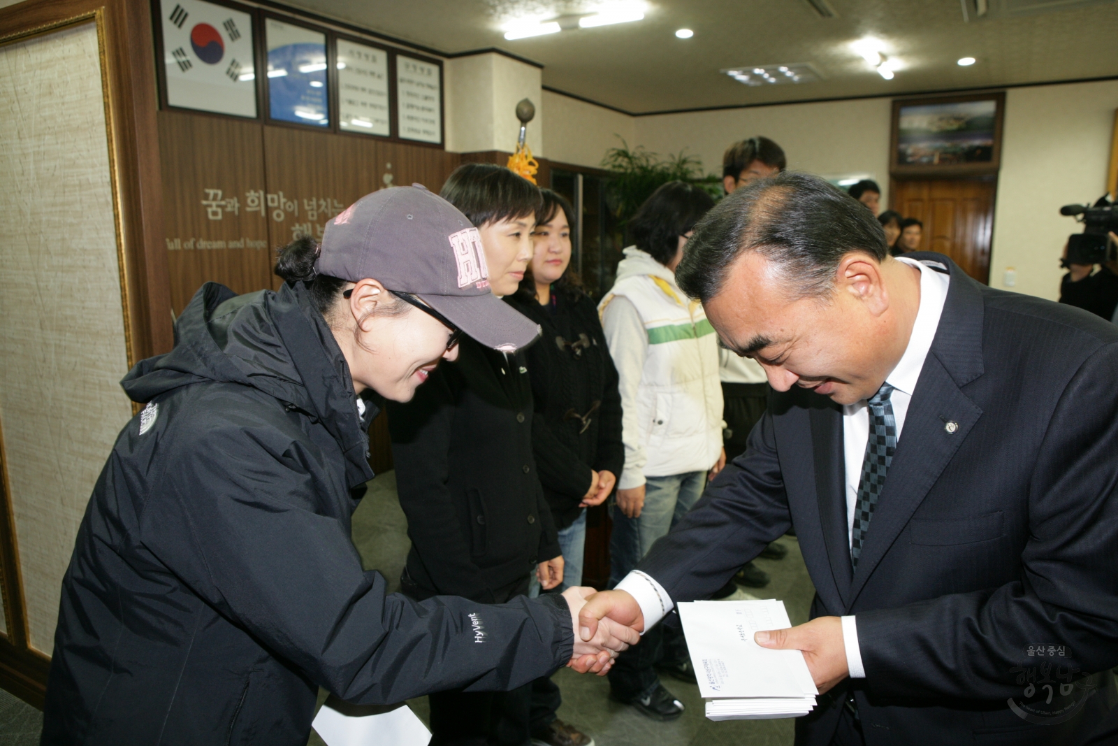 엘리트육성 지원금 전달 의 사진