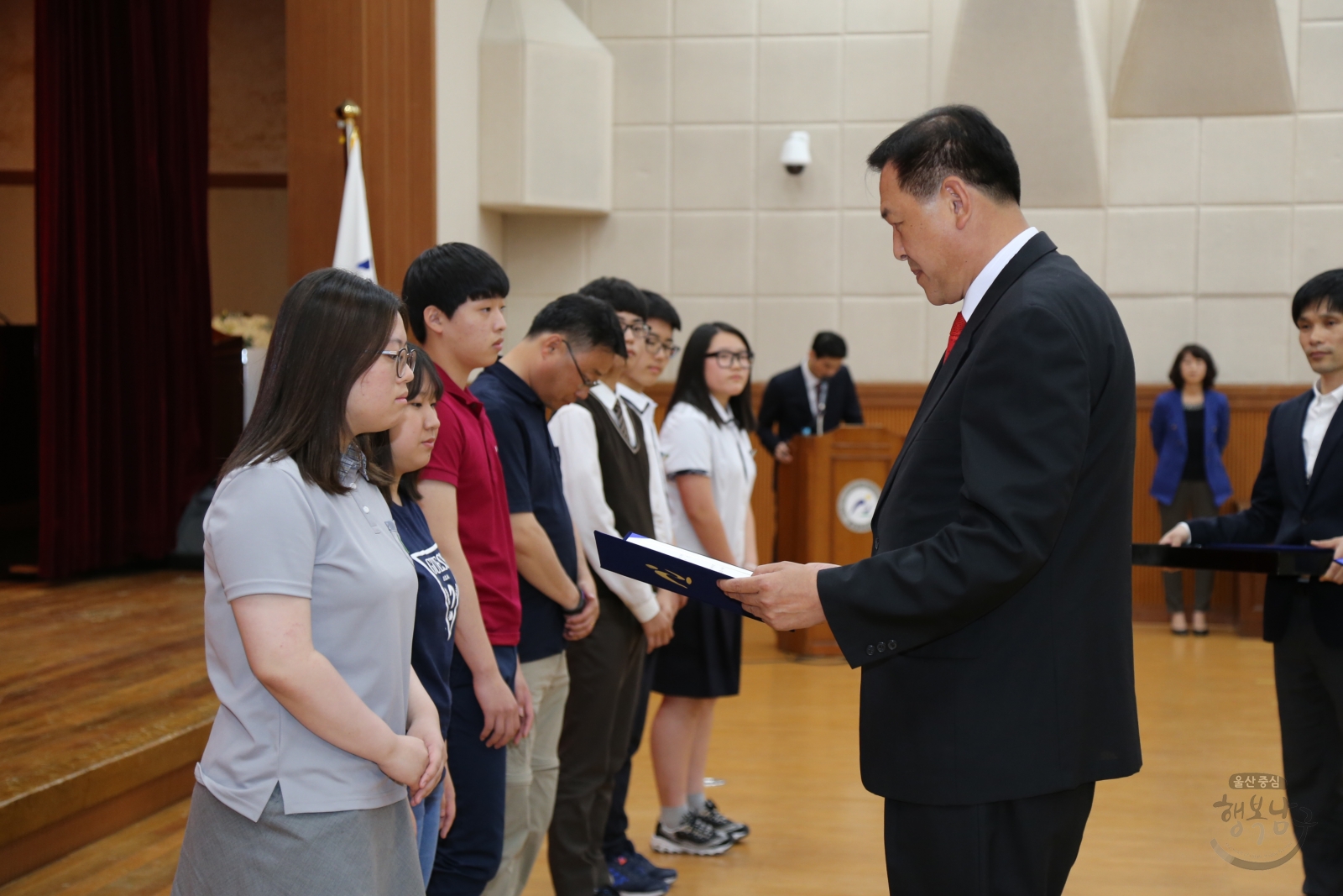 울산광역시남구장학재단 2015년 장학금 전달식 의 사진