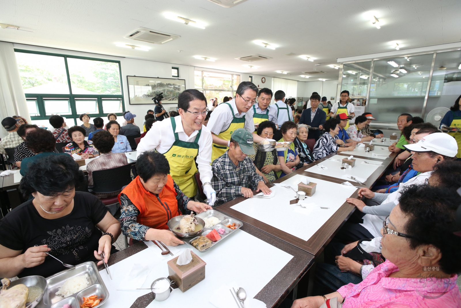 도산노인복지관 어르신 삼계탕 나눔행사 의 사진