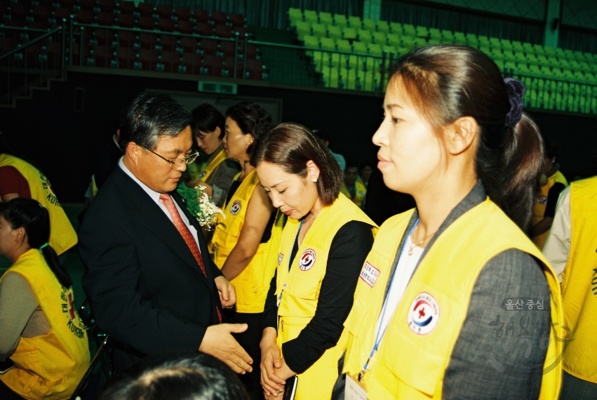 울산시 태광 비둘기 적십자 봉사회 결성 의 사진