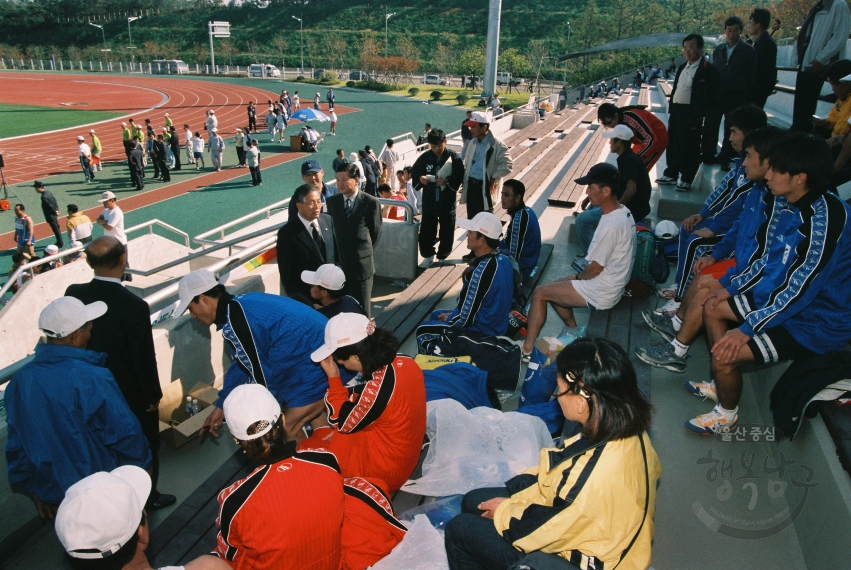 제4회 시민생활체육대회 출전 선수단 격려 의 사진