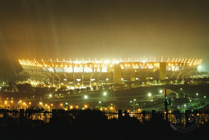 월드컵 개막경기시 문수경기장 의 사진