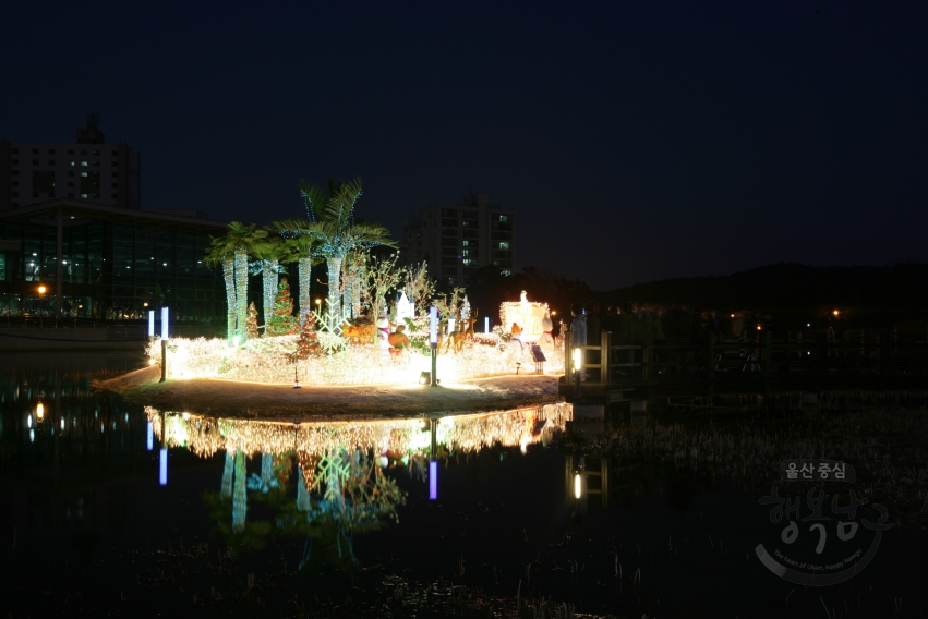 SK대공원 조명불빛 의 사진