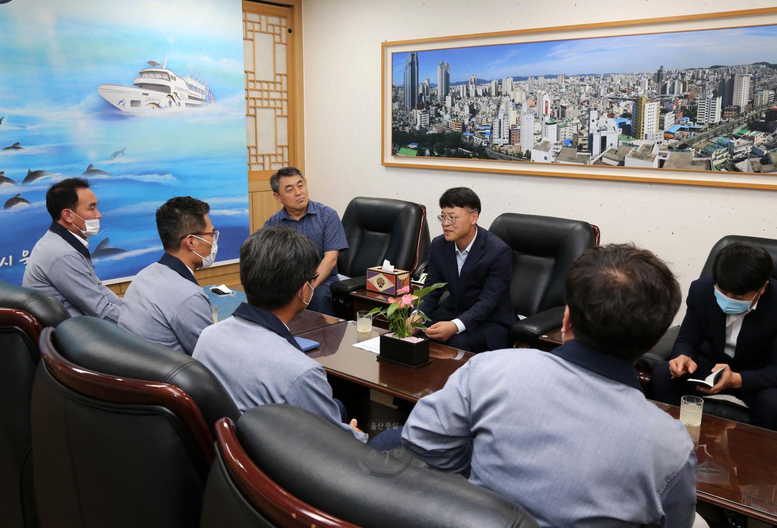 ㈜대성종합건설 백미 전달 의 사진