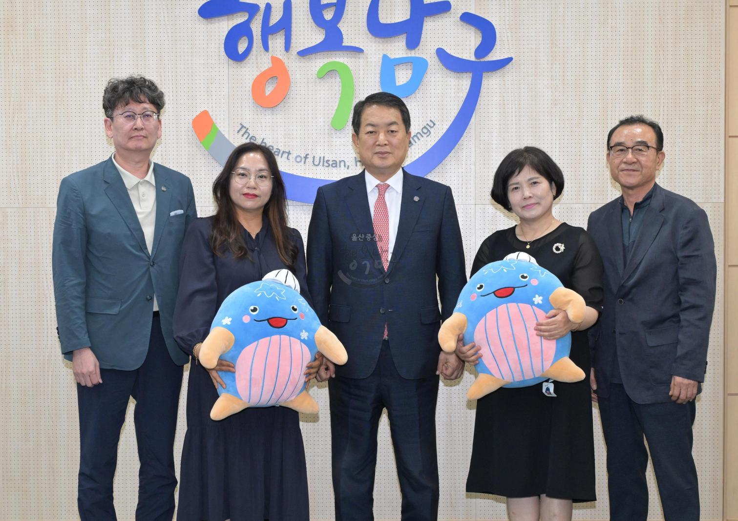 대현동 자생단체장 내방 의 사진
