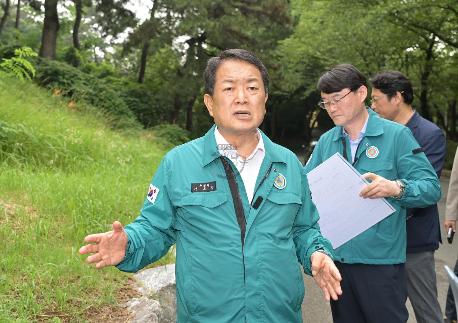 선암호수공원 주변 개발 현장 확인 의 사진
