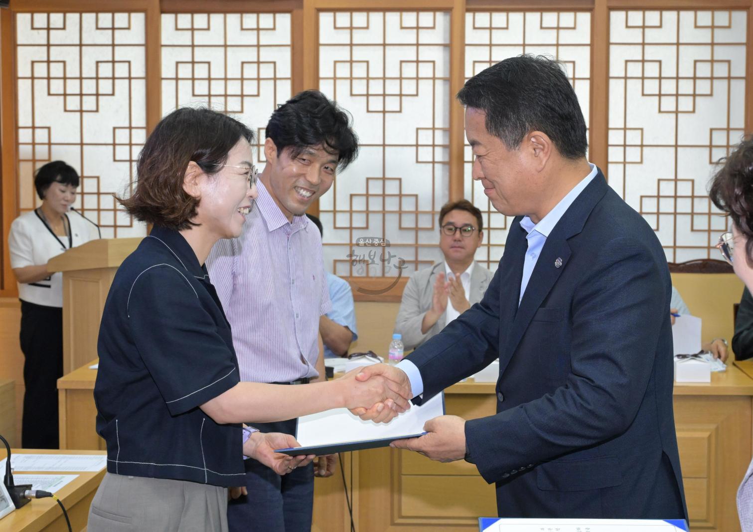 간부공무원 리더십 역량강화교육 우수자 시상 의 사진