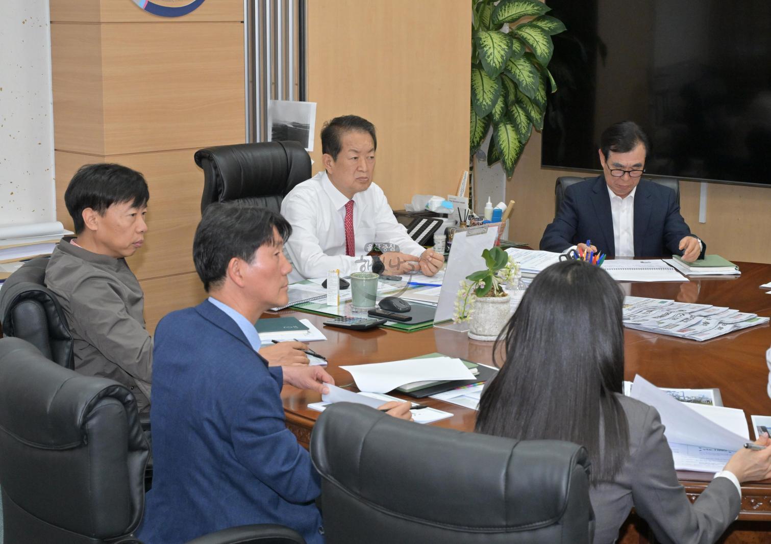 죽도 관광자원화 사업 설계용역 중간보고회 의 사진
