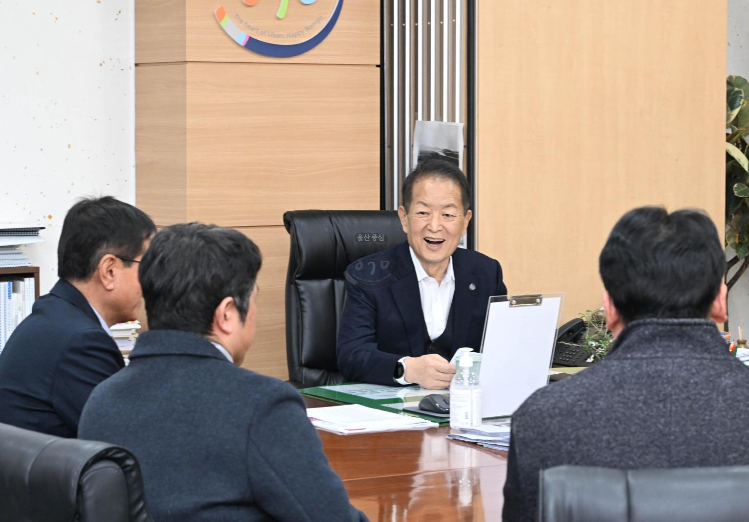 ㈜코엔텍 이웃돕기 후원금 전달식 의 사진