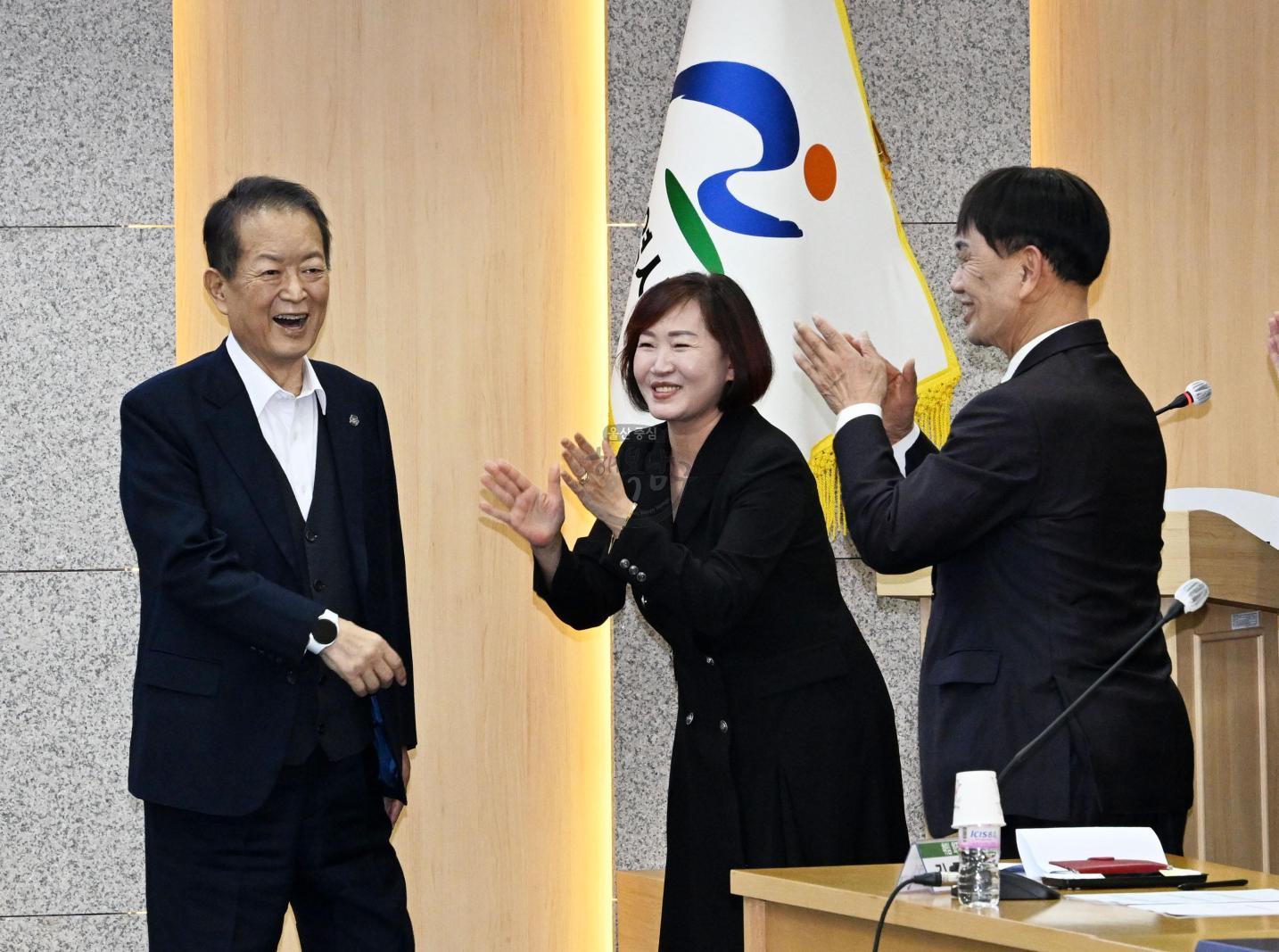 남구청소년지도협의회이취임식 의 사진