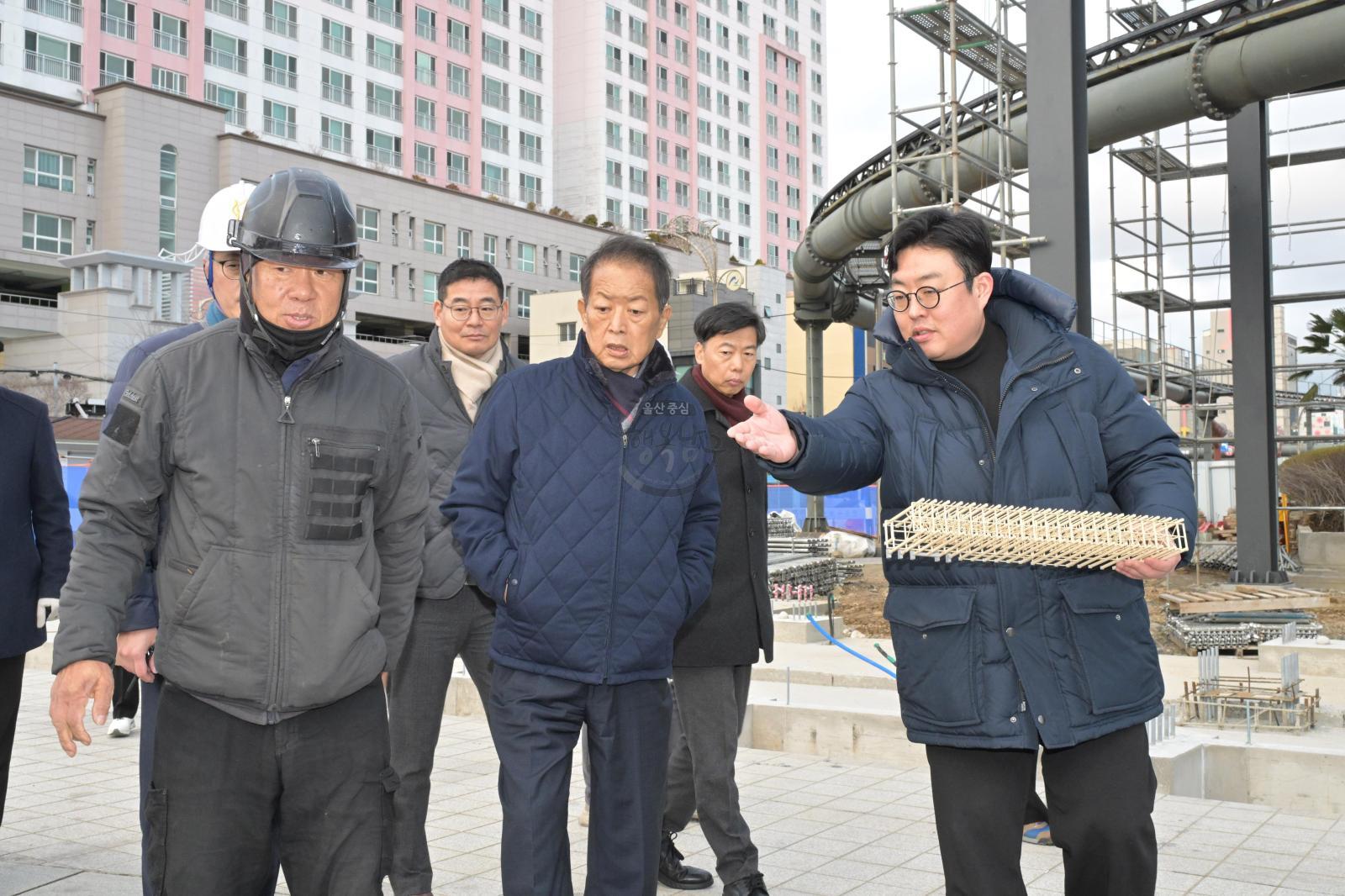 The Wave사업 현장 점검 (코스터카트, 고래등길, The Wave사업) 의 사진