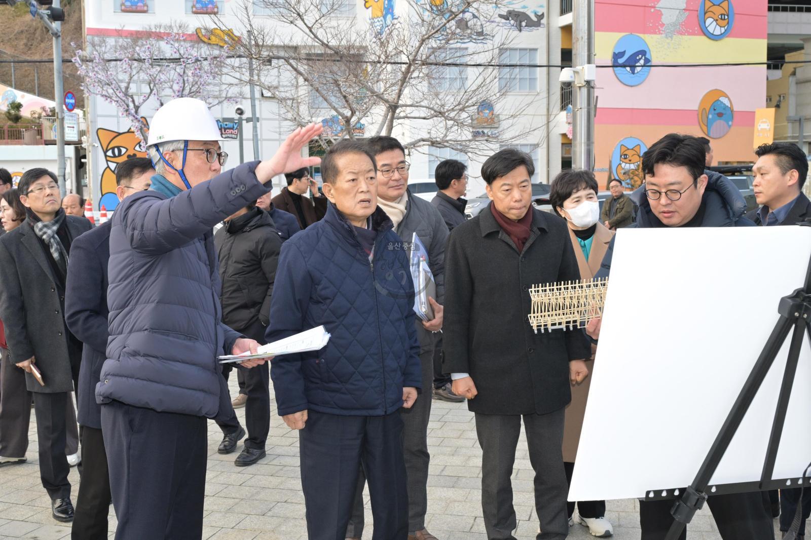 The Wave사업 현장 점검 (코스터카트, 고래등길, The Wave사업) 의 사진