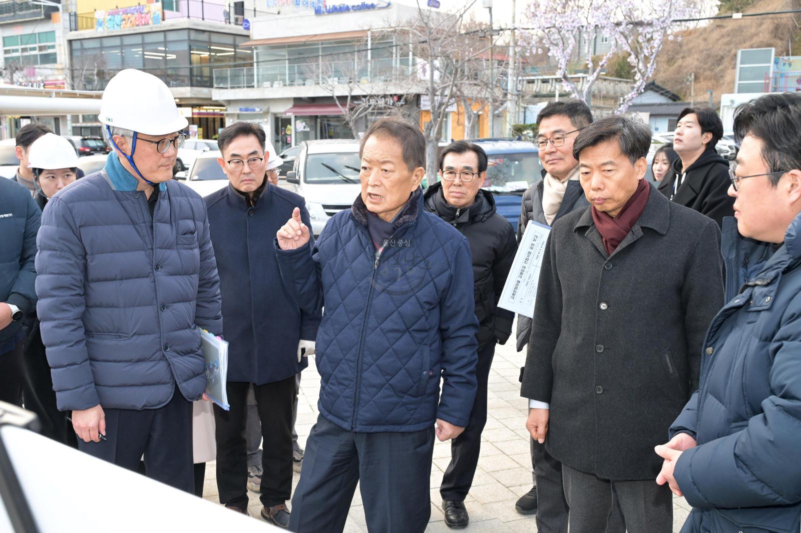 The Wave사업 현장 점검 (코스터카트, 고래등길, The Wave사업) 의 사진