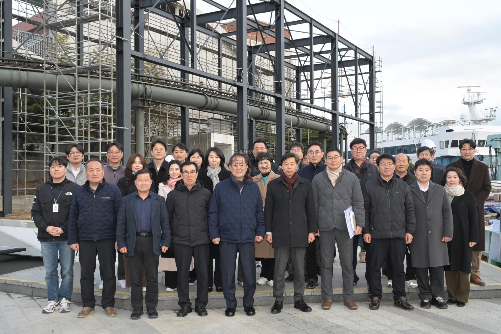 The Wave사업 현장 점검 (코스터카트, 고래등길, The Wave사업) 의 사진