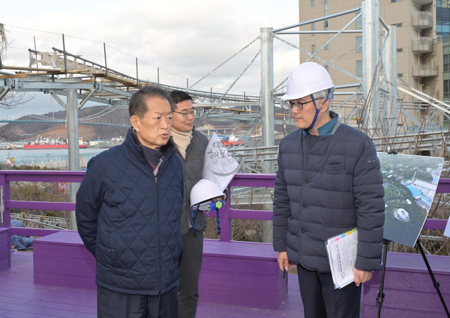 The Wave사업 현장 점검 (코스터카트, 고래등길, The Wave사업) 의 사진