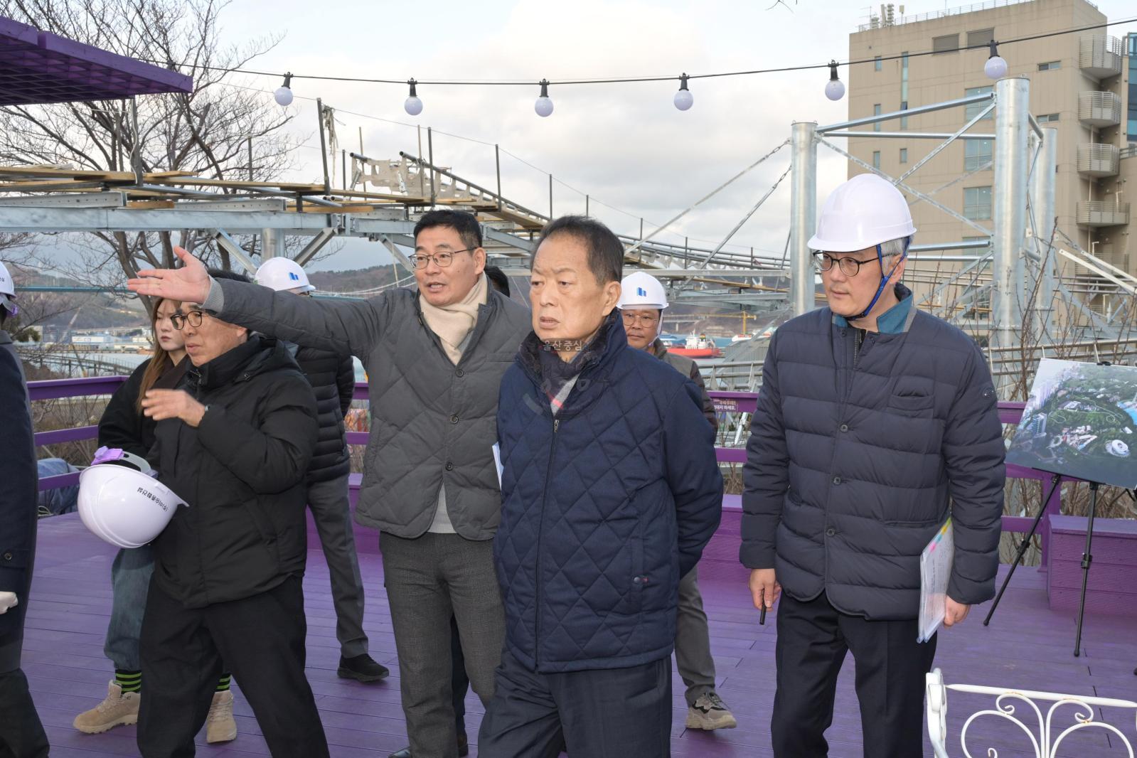 The Wave사업 현장 점검 (코스터카트, 고래등길, The Wave사업) 의 사진