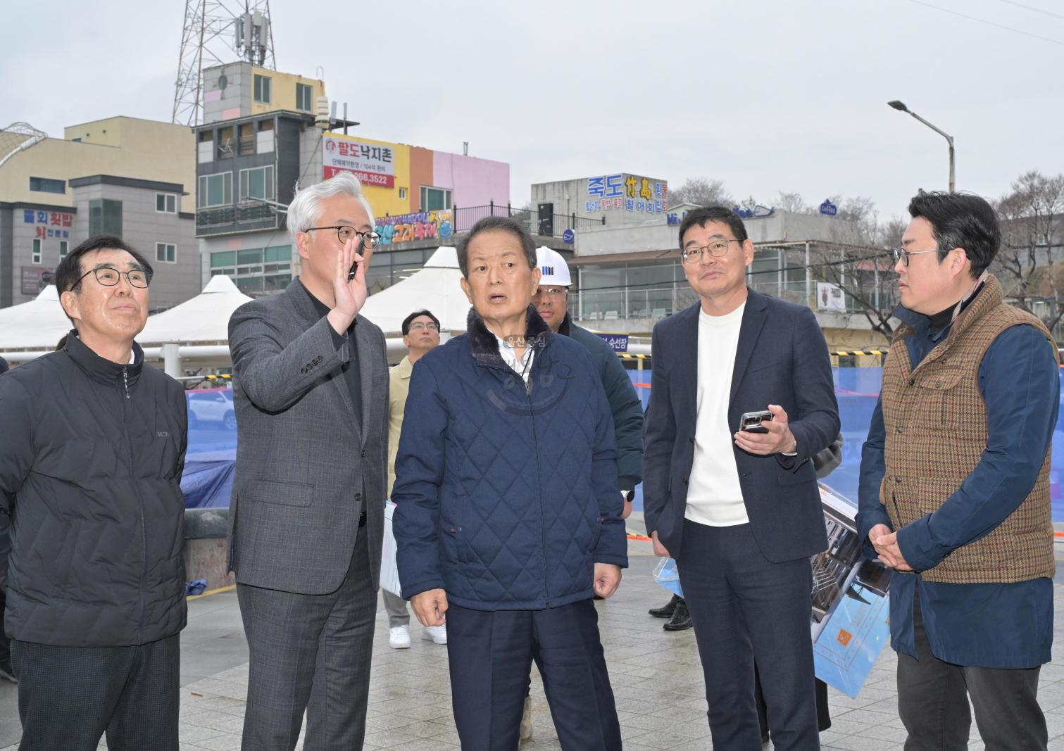 The Wave사업 현장 방문 의 사진