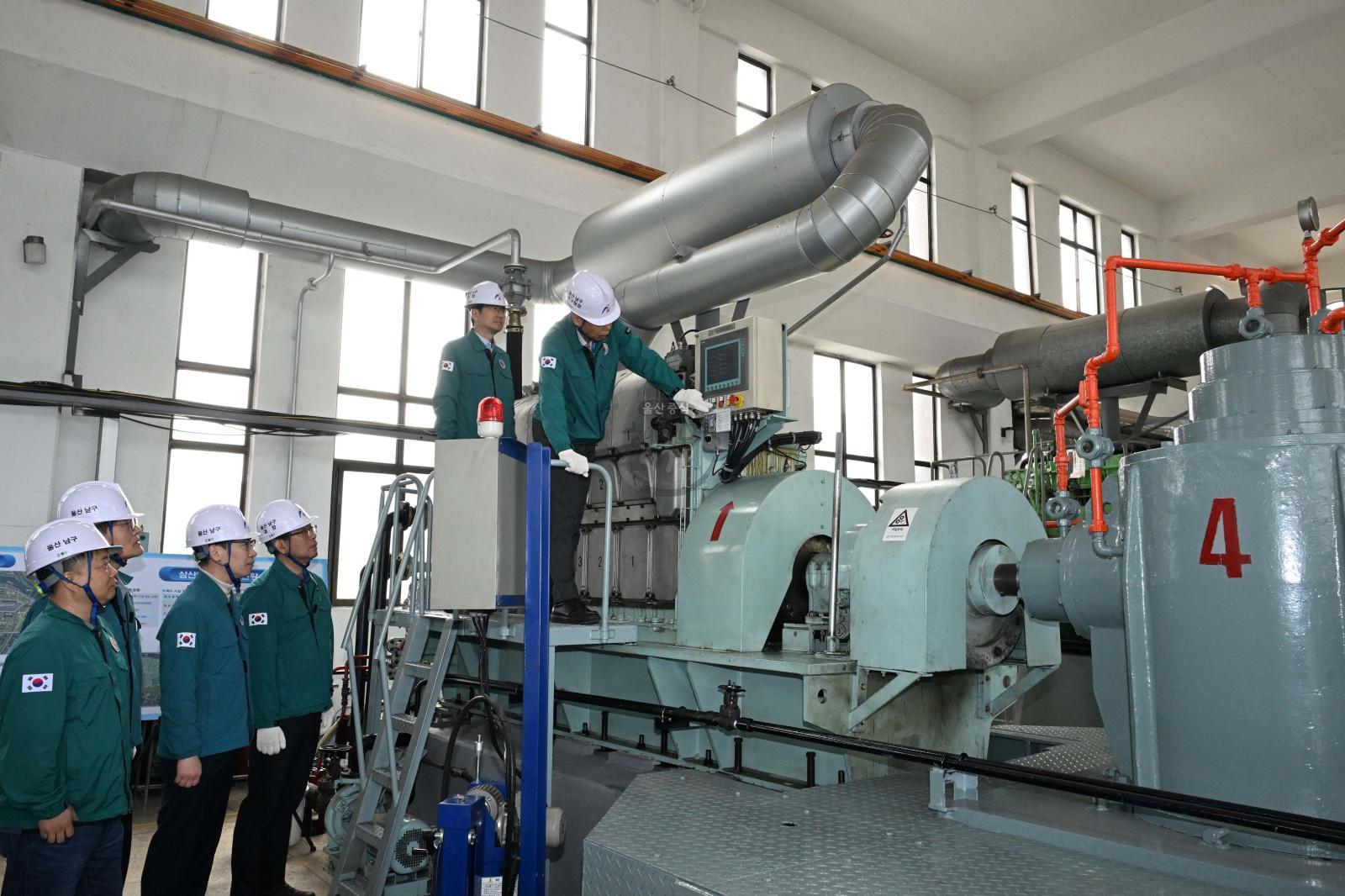 름철 자연재난대비 배수펌프장 일제 점검 의 사진