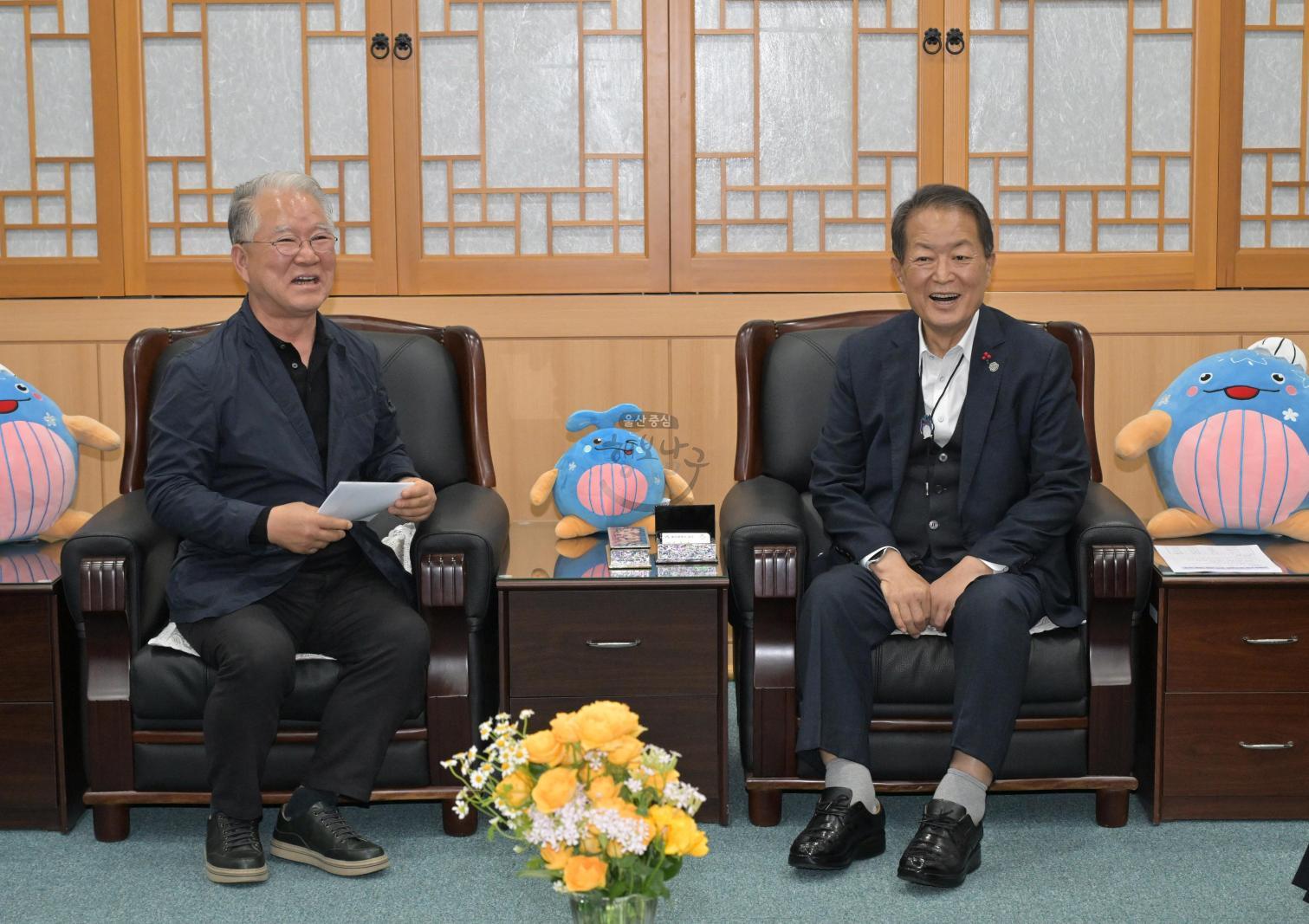 독일 오버우어젤시 국제유소년 축구대회 참가 간담회 의 사진