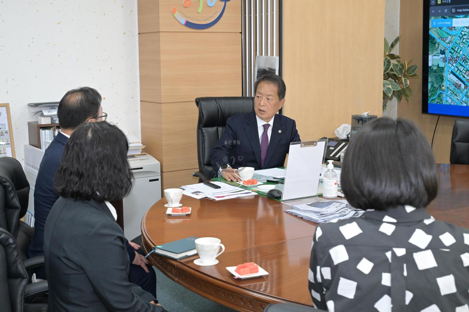 남구청-NH농협은행 제휴카드 적립금 전달 의 사진