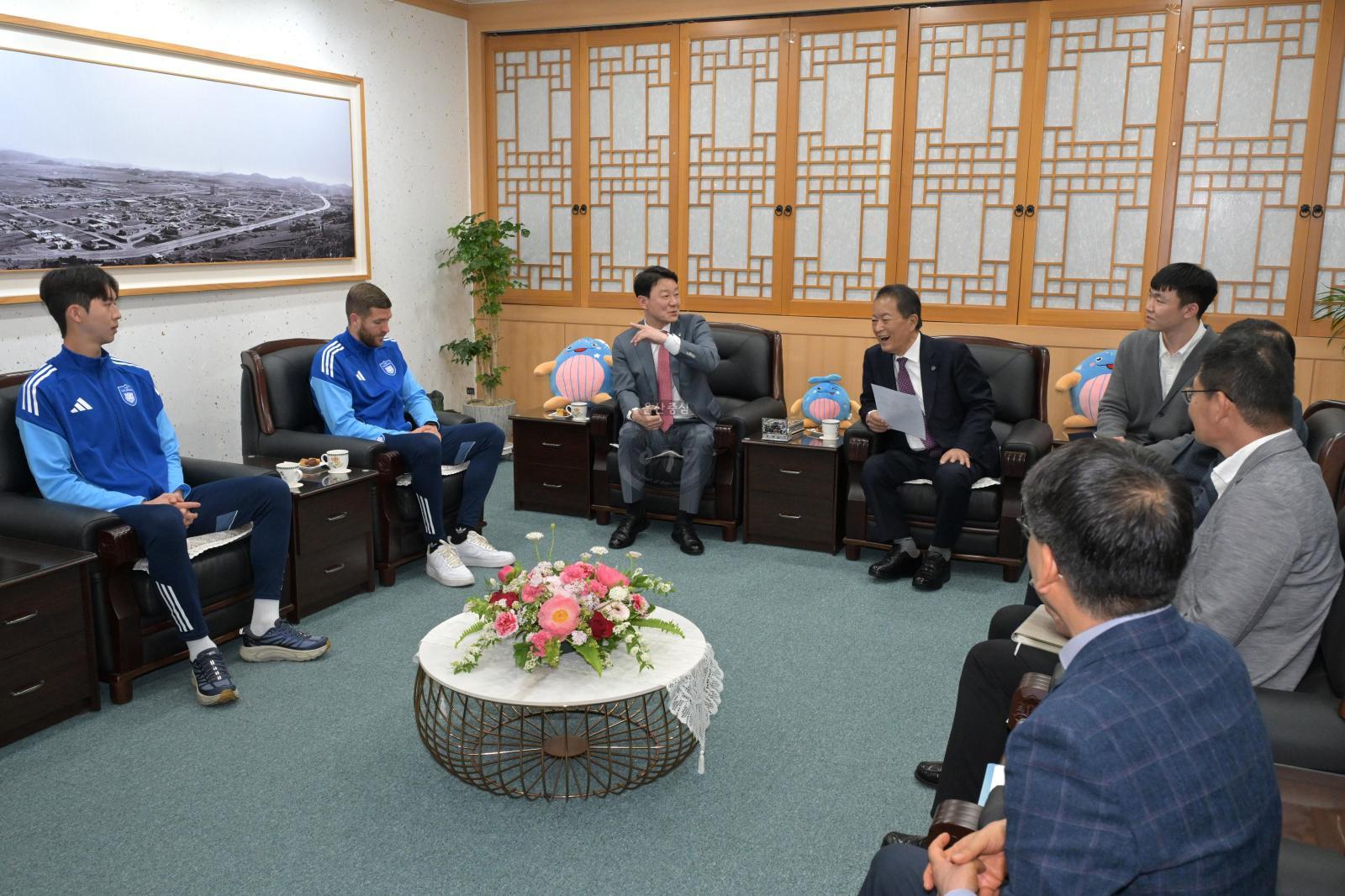(재)고래문화재단-울산HD FC 업무 협약 의 사진