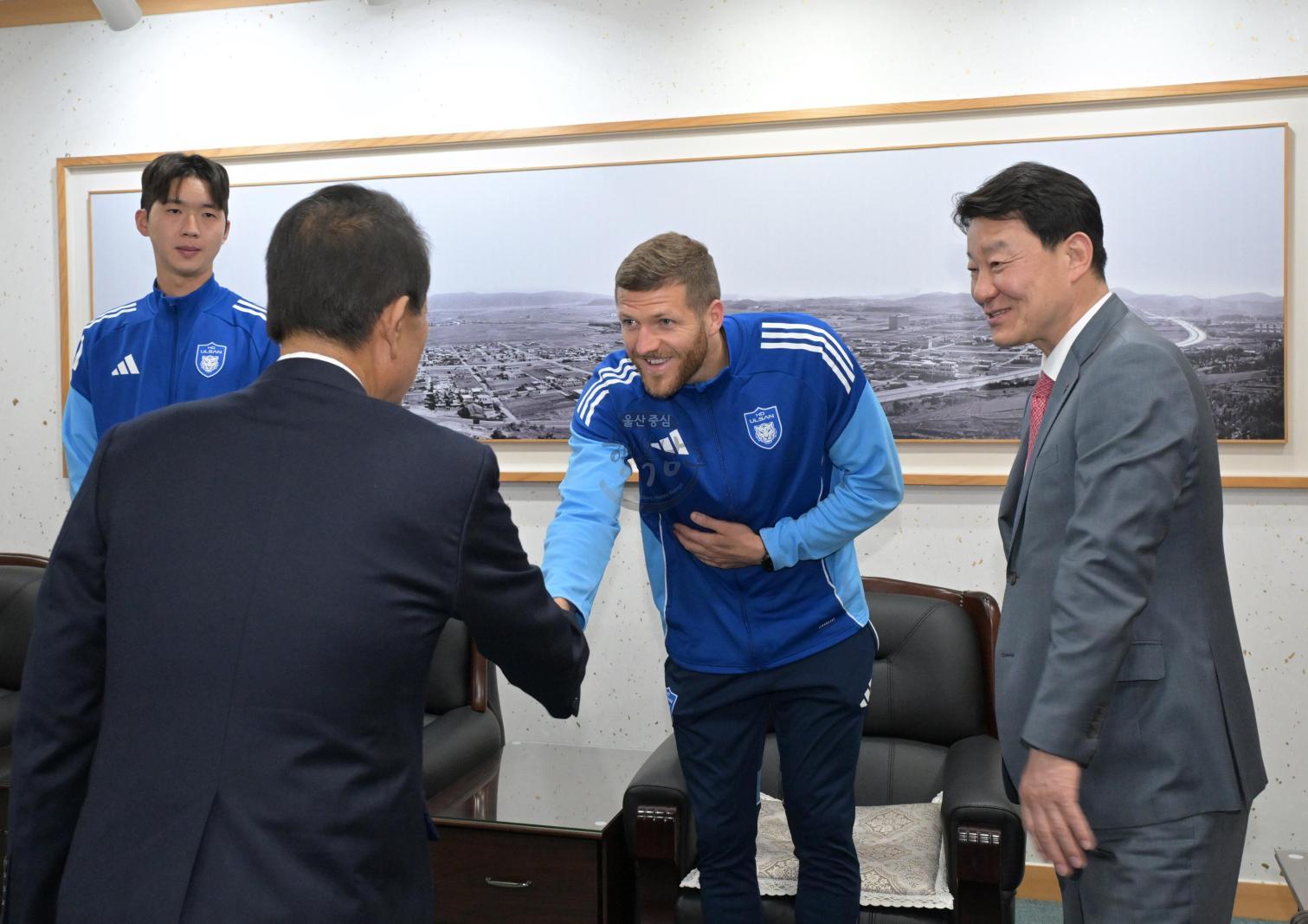 (재)고래문화재단-울산HD FC 업무 협약 의 사진