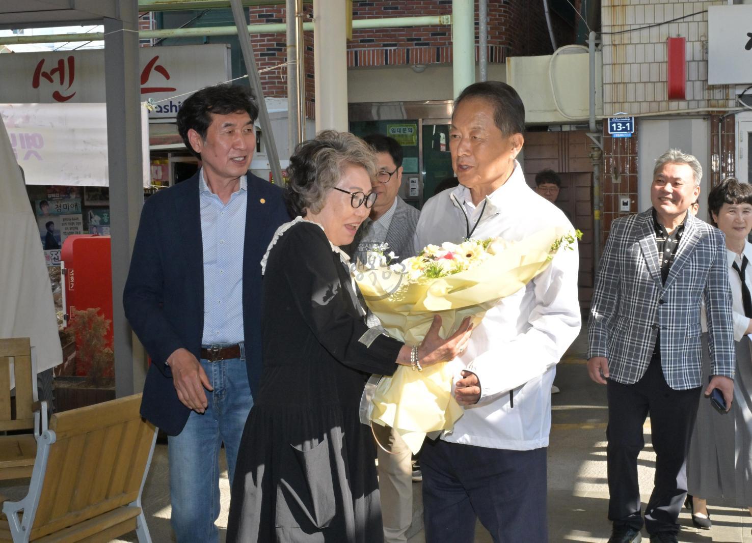 신정상가시장 현장 방문 의 사진