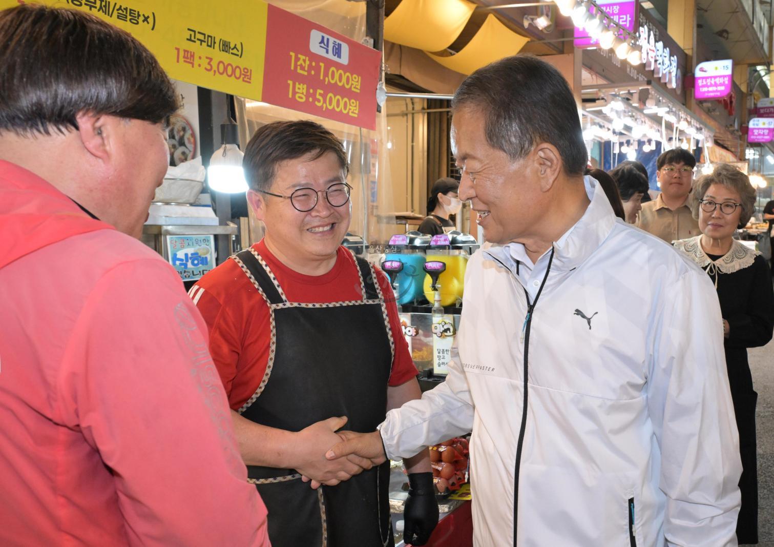 신정상가시장 현장 방문 의 사진