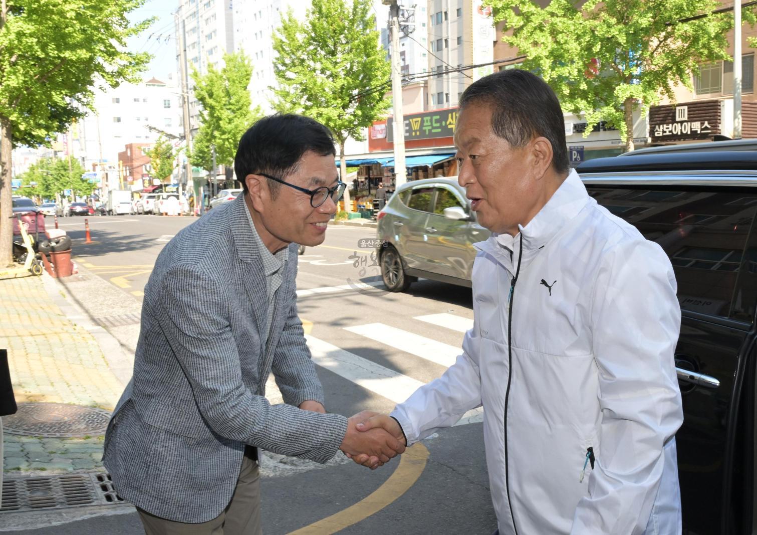 신정상가시장 현장 방문 의 사진