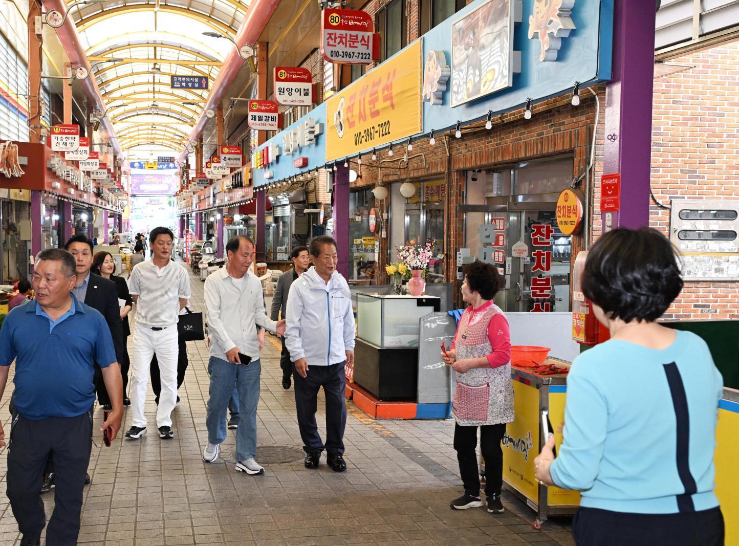 울산번개시장 방문 의 사진