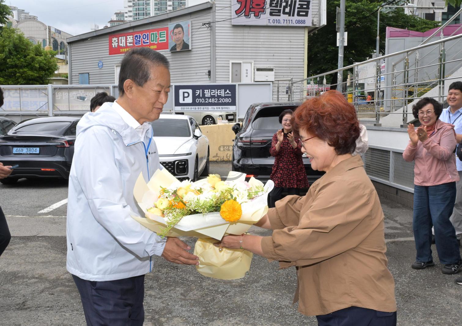 수암시장 방문 의 사진