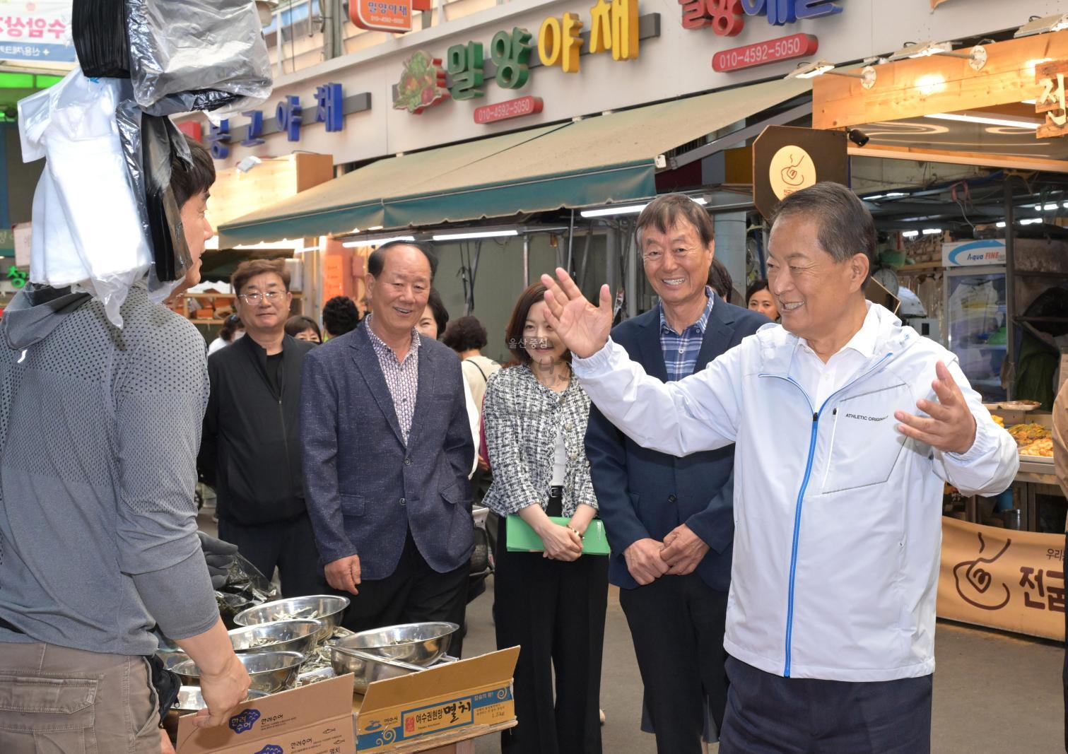 수암시장 방문 의 사진